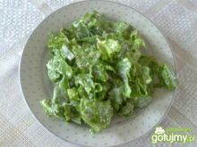 Zielona sałatka do obiadu wg Megg