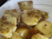 Ziemniaki czosnkowe gotowane na parze