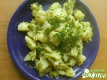 Ziemniaki podsmażane z brokułem
