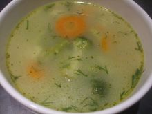 Zupa brokułowo - kalafiorowa