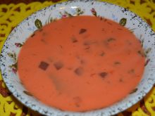 Zupa burakowa z koprem 