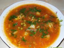 Zupa dyniowo - pomidorowa