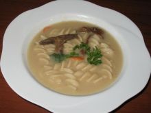 Zupa grzybowa z sosem sojowym