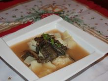 Zupa grzybowo-rybna
