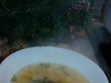 Zupa kalafiorowa z tartą marchwią