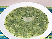 Zupa krem szpinakowo - ziemniaczana