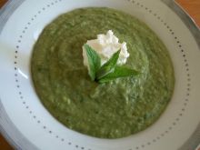 Zupa krem z zielonego groszku 
