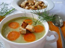 Zupa krem z liści kalafiora 