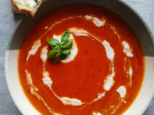 Zupa krem z pomidorów i marchewki