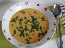 Zupa-krem z pora i jaglanki