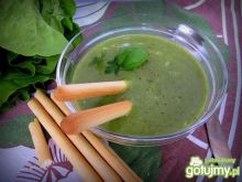 Zupa krem z zielonej  sałaty