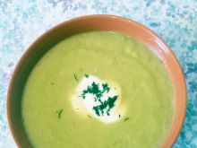 Zupa krem z zielonych szparagów i kalafiora