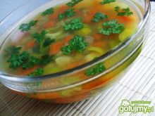Zupa marchewkowo-groszkowa