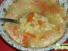 Zupa marchewowa z kluseczkami