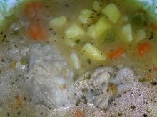 Zupa mięsno - warzywna na zasmażce