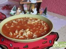Zupa pomidorowa z makaronem laluni