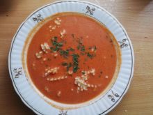 Zupa pomidorowa ze świeżych pomidorów 