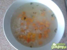 Zupa ryżowa na rosole