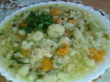 Zupa ryżowa z kalafiorem 
