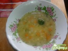 Zupa warzywna z ryżem.