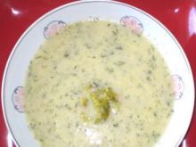 Zupa z głąba i liści kalafiora :