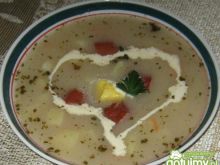 Zupa z majerankiem
