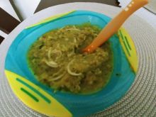 Zupa z zielonych warzyw dla dziecka 