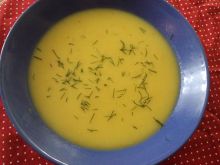 Zupa z żółtej cukinii z marchewką