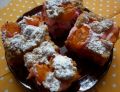 Ciasto morelowo - truskawkowo - marcepanowe 