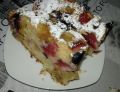 Ciasto rabarbarowo - truskawkowo - borówkowe