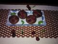 Czekoladowe muffinki z wiśniami 