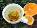 Herbatka z igieł sosnowych z pomarańczą 