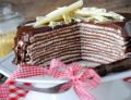 Jaglano- czekoladowy tort naleśnikowy 