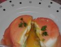 Jajka na parze w łososiowej muffince