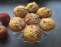 Jogurtowe muffinki z chia i brzoskwiniami