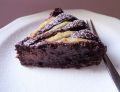 Migdałowo-czekoladowe ciasto z gruszkami bez mąki