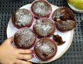 Muffiny czekoladowe z gruszkami i cynamonem