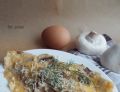 Omlet z pieczarkami i cebulką