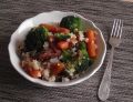 Ryż z warzywami i boczkiem 