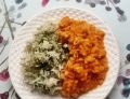 Sos mięsny z soczewicą i koperkowym ryżem