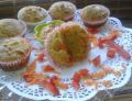 Wytrawne muffinki z marchewką i papryką czerwoną 