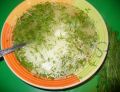 Zupa koperkowa  z ryżem na rosole 