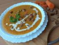 Zupa krem z marchewki i groszku 