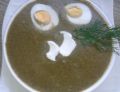 Zupa krem ze szczawiu z jajkiem 