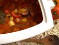 Zupa na sposób cygański z wędzoną kiełbasą