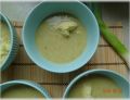 Zupa porowo-cebulowa z kaszą jaglaną 