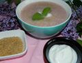 Zupa z rabarbaru na jogurcie z cukrem trzcinowym 