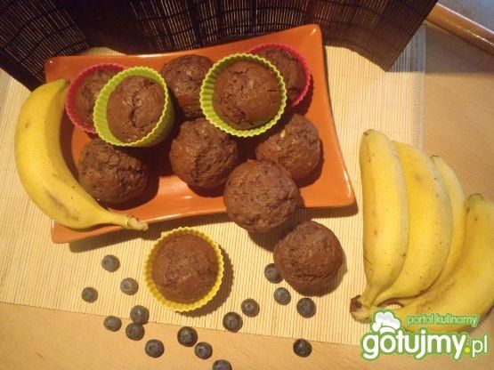 Babeczki kakaowo-bananowe
