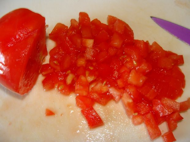 Bagietka zapiekana z pomidorami