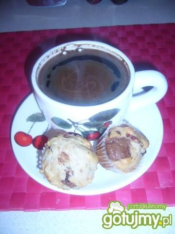 Bakaliowo-miodowe muffinki z czekoladą.